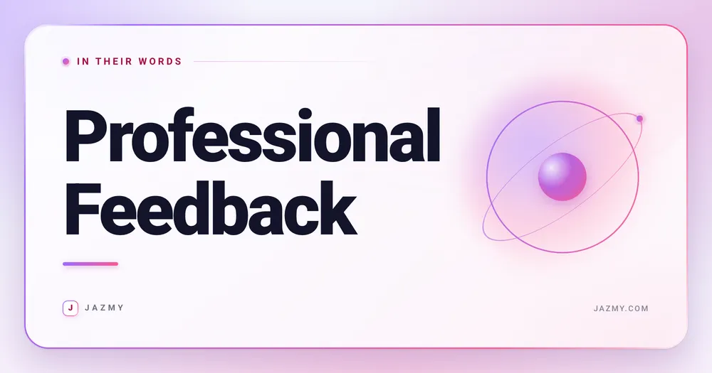Professional Feedback